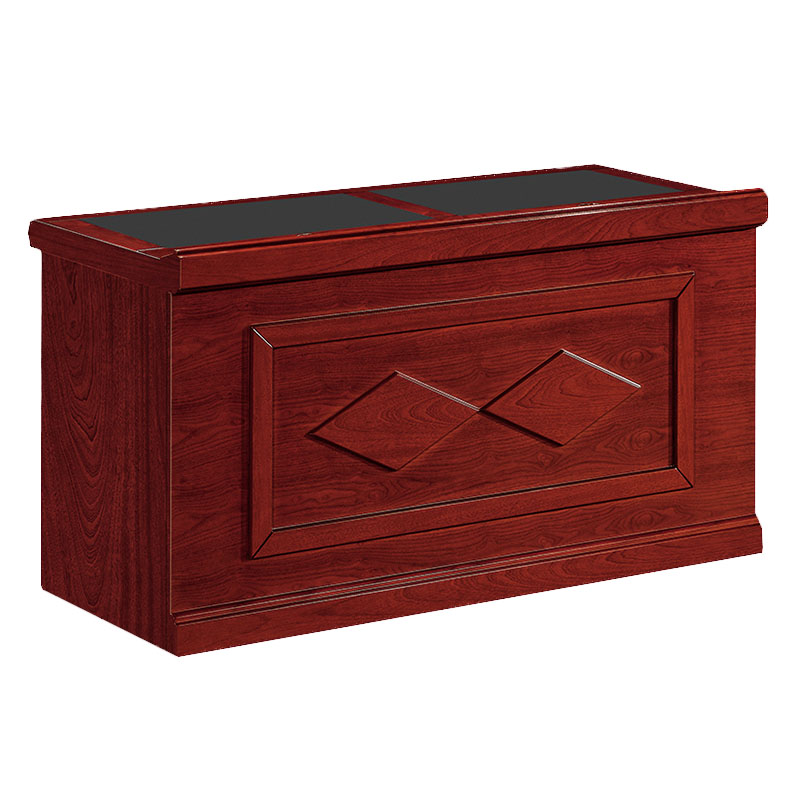 悦山 会议桌演讲台接待洽谈桌 胡桃木色 1400*600*760mm*1张